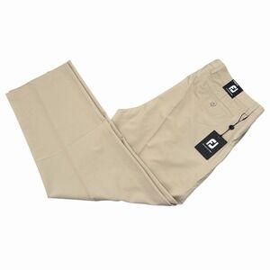 Footjoy Golf Pants The Mark Of A Player Beige Khaki Performance Men's Size 40x30